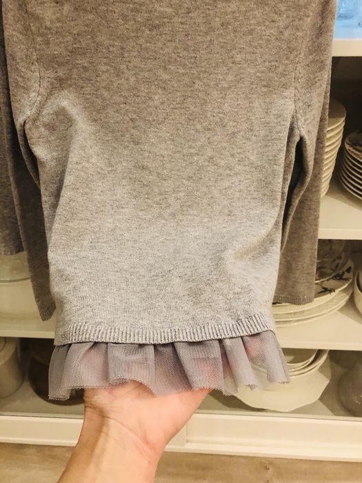 Bluzka swetek 110/116 - bluzka Reserved 110, sweterek H&M 110/116