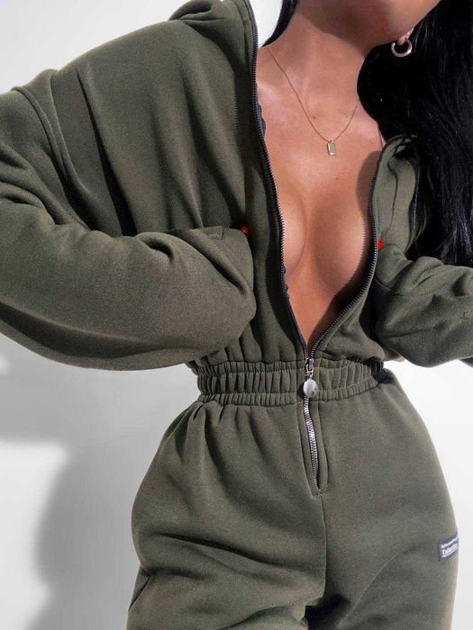 Жіночий Комбінезон на флісі утеплений. Різні кольора!