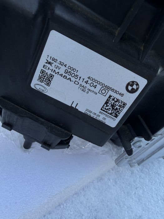Фари передні Full Led Shadow line BMW БМВ 4 G22 G23 G24 G26 i4