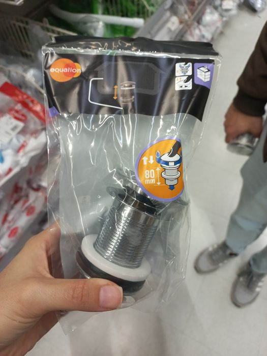 Válvula/ralo de lavatório