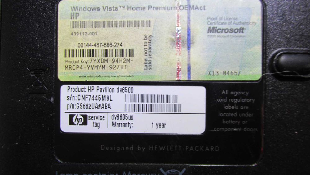 Laptopy 6 szt Hp Toshiba Dell Gigabite