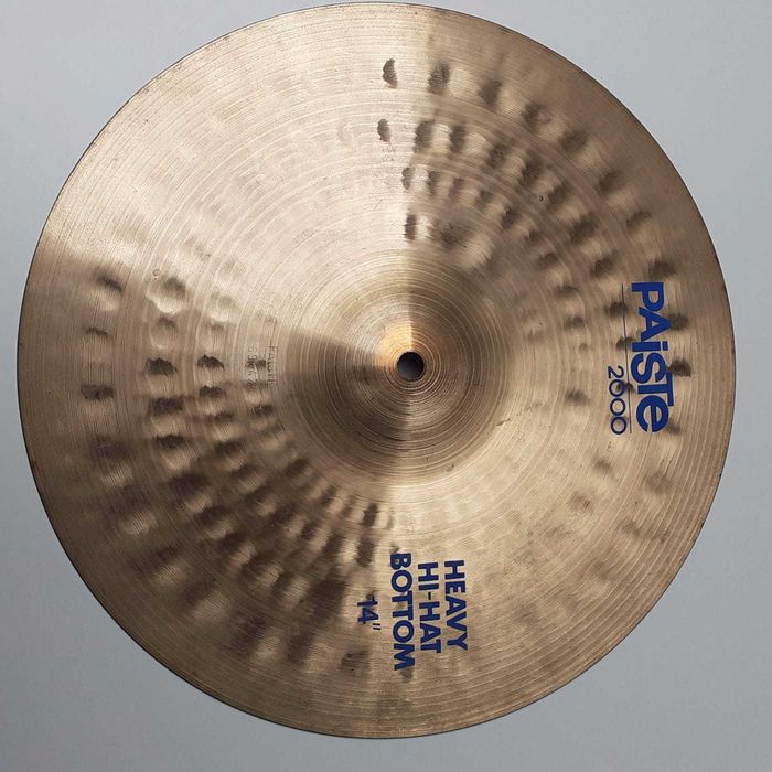 talerze PAISTE 2000 hi-hat Heavy 14" break unikat Made in Switzerland