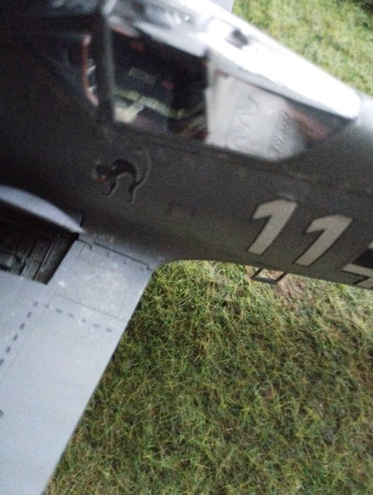 makieta lotniska z samolotem focke-wulf 190