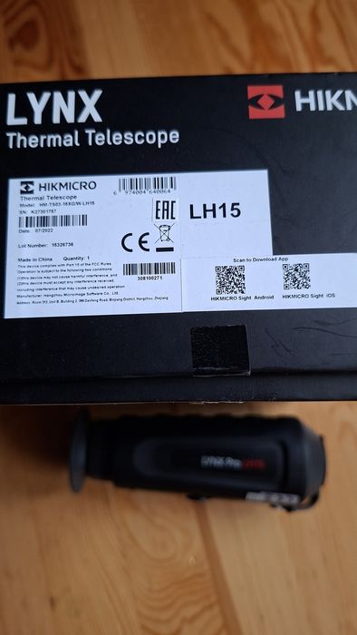 Termowizor HIKMICRO LYNX Pro LH15 kod producenta: HM-TS03-15XG/W-LH15