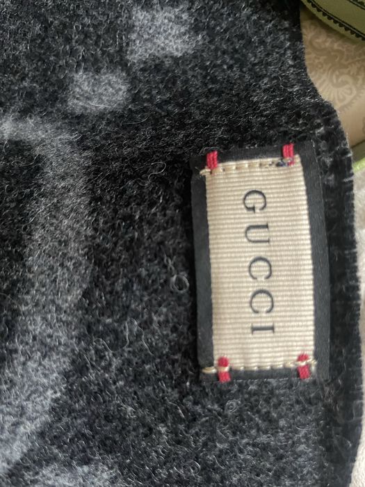 Gucci - szalik 100% kaszmir, unisex - oryginalny