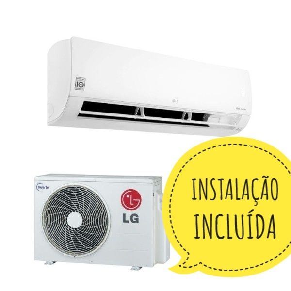 Ar condicionado LG com instalação incluída