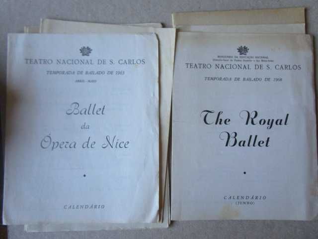 programas antigos ballet  Royal Ballet et