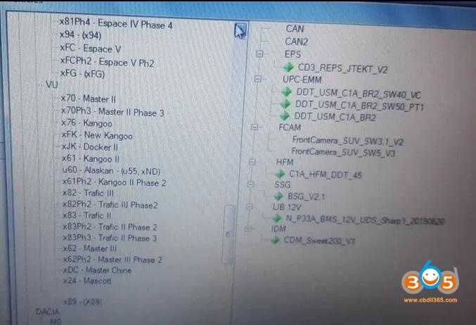 Renolink v2.1 CAN Clip USB Modelos Renault todos 96 a 2O25