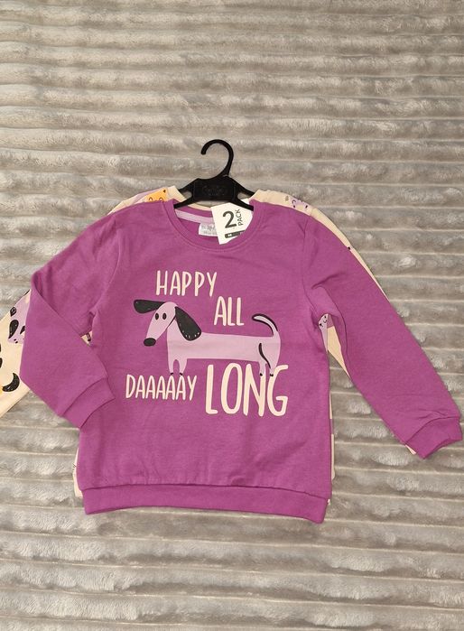 Nowe 2bluzy dla dziewczynki