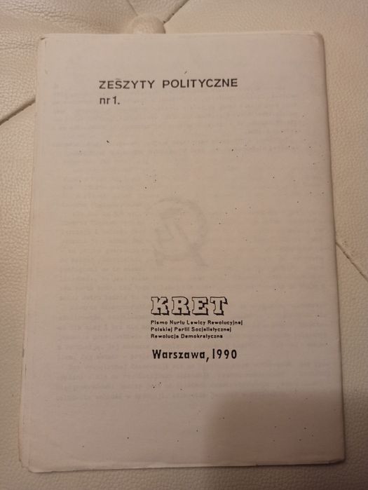 Zeszyty polityczne KRET z PRL