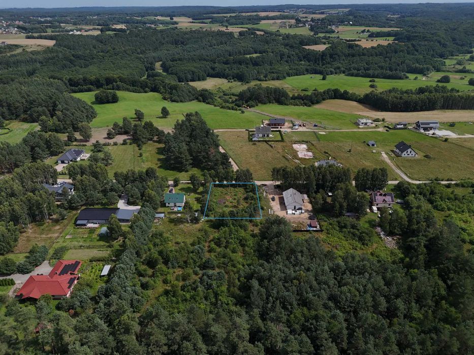 Działka budowlana 1232 m² | WZ | Spokojna okolica | Dąbrówka - Widok 3