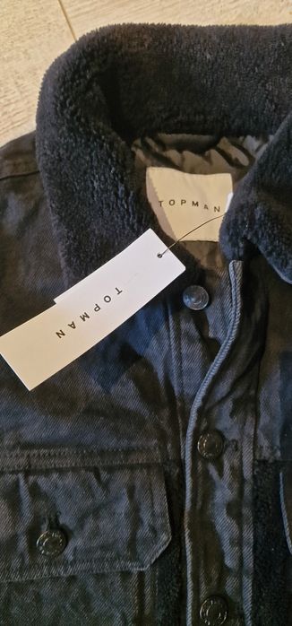 Katana męska z kożuszkiem TopMan ocieplana