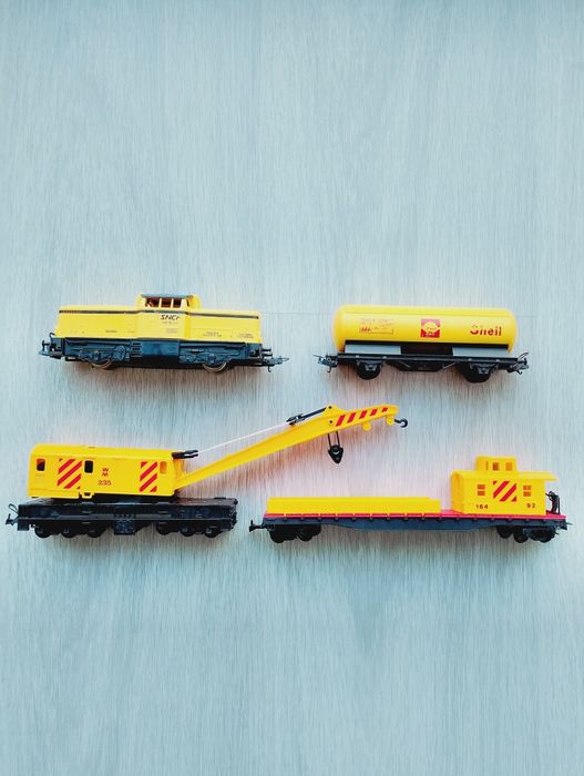 Conjunto locomotiva V100 + Grua H0 1:87