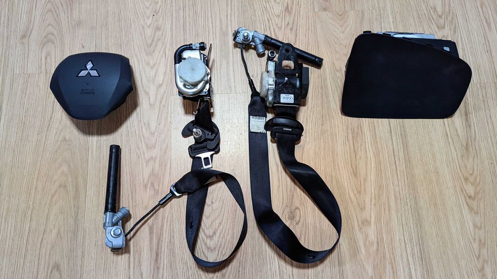 Conjunto Kit Airbags Tablier Mitsubishi Space Star Volante Cintos