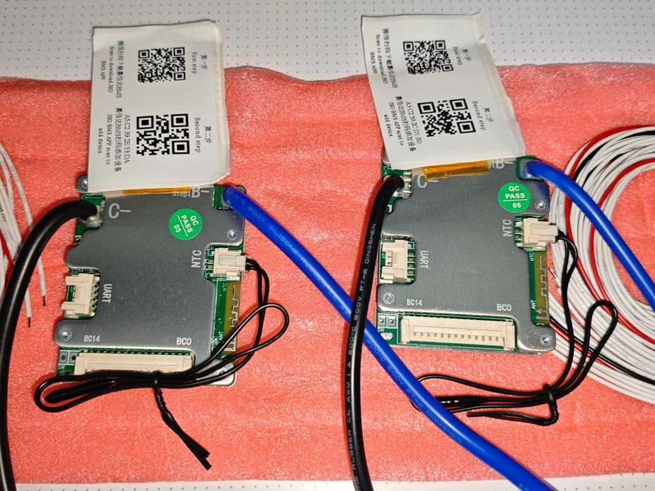 JBD Smart BMS Bluetooth універсальна 7–14S 30(90)A, 50(150)A Li-ion LiFePO4 Розумна БМС
