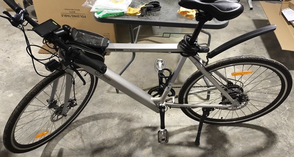 Bicicleta elétrica Youin New York Urban Gravel - Praticamente Nova
