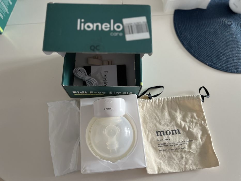Laktator elektryczny Lionelo Fidi Free Simple White Natural