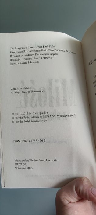 Nick Spalding Miłość z obu stron