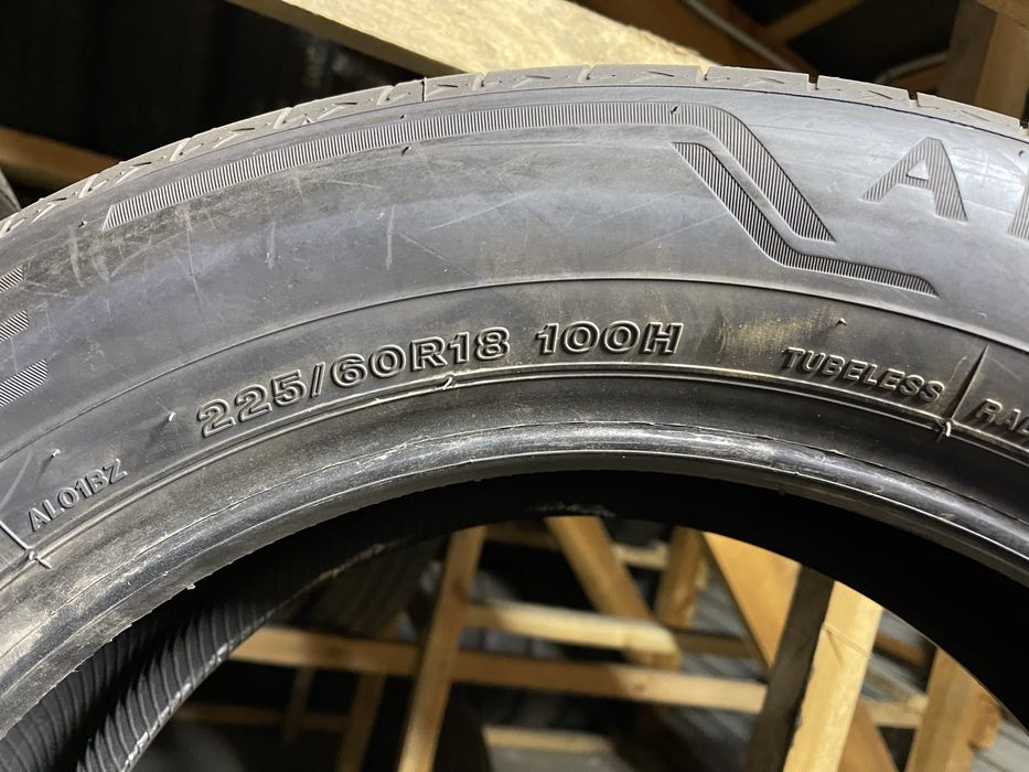 Шини літо 225/60R18 Bridgestone ALENZA 001 7+мм 2або4шт