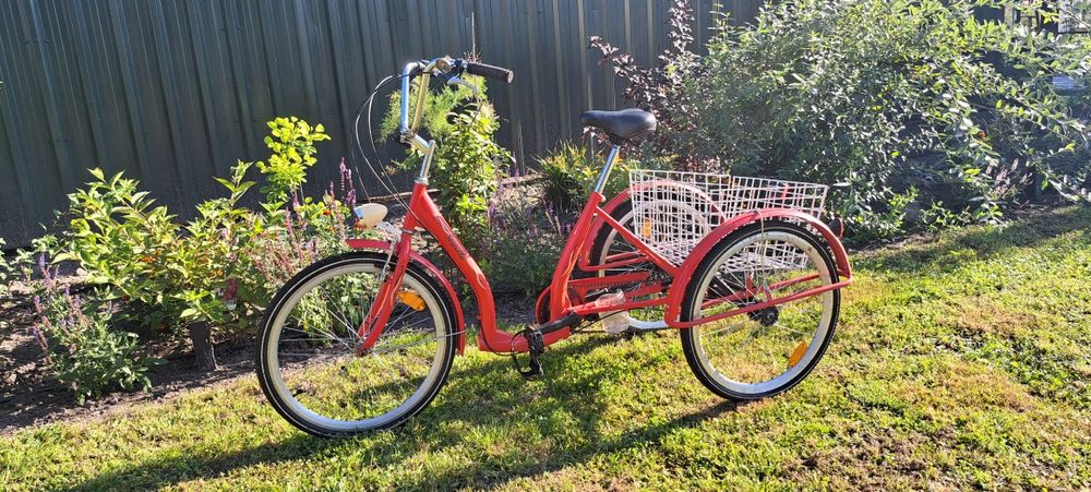 Rower dla seniora trójkołowy w stanie idealnym