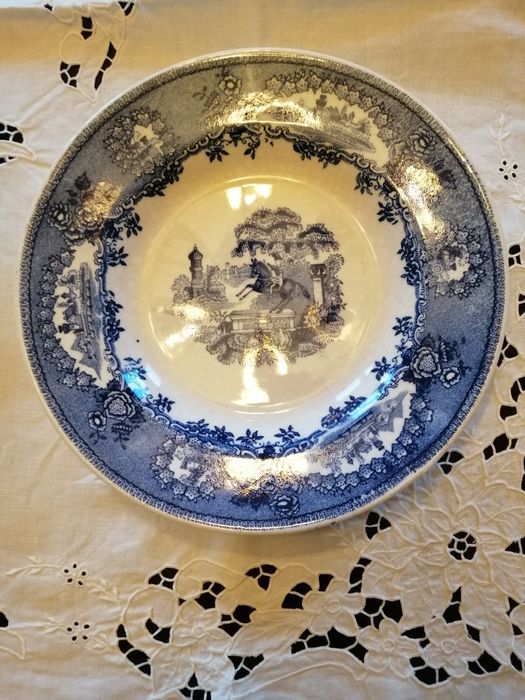 Prato sopeiro Cavalinho azul