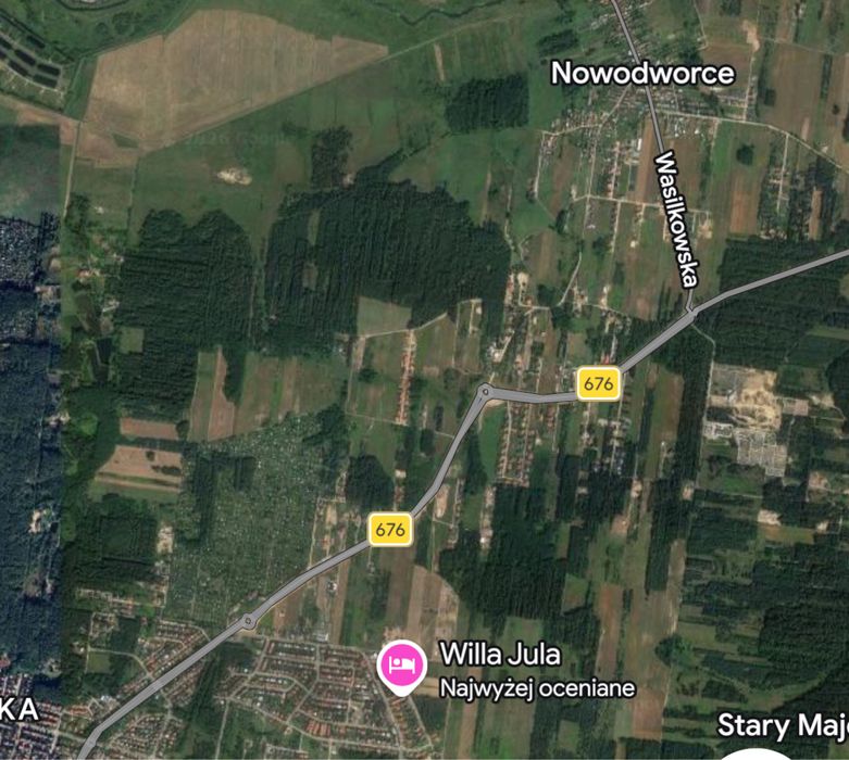 Działka w Nowodworcach 1820 wz