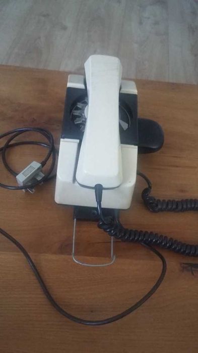 antyk telefon wiszący tarczowy prl