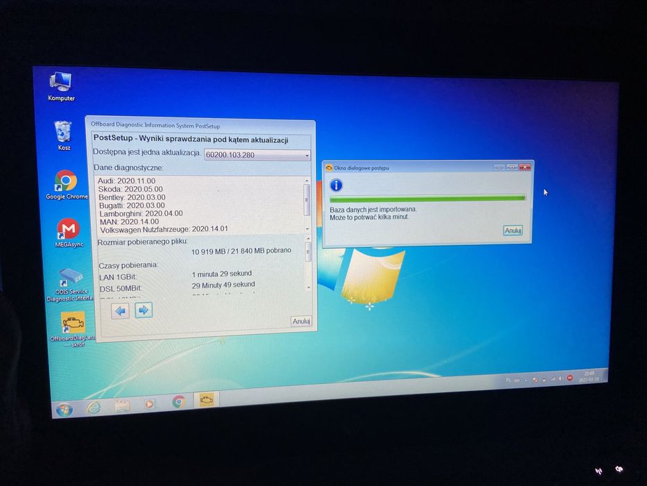 Odis vas , pomoc w instalscji vag diagnostyka flash Odis 23 , 17