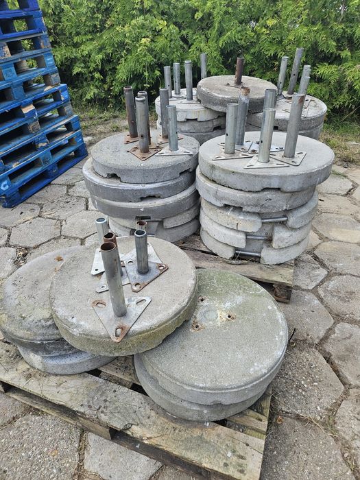 Betonowa podstawa parasola. Duże sr 60cm i 70cm.