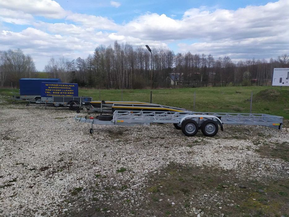Wynajem Dłużyca 6 m DMC 750 kg,Wynajem Przyczep, Lawet, Wywrotek