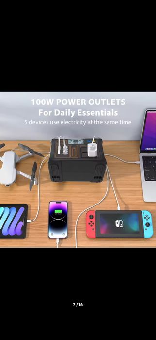 Зарядная станция ЕG-012. 100W/220V. LiFePO4! 24000mAh! UPS!