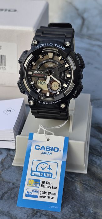 Casio AEQ-110W AVDF, оригінал, гарантія, новий, 10 років батарейка
