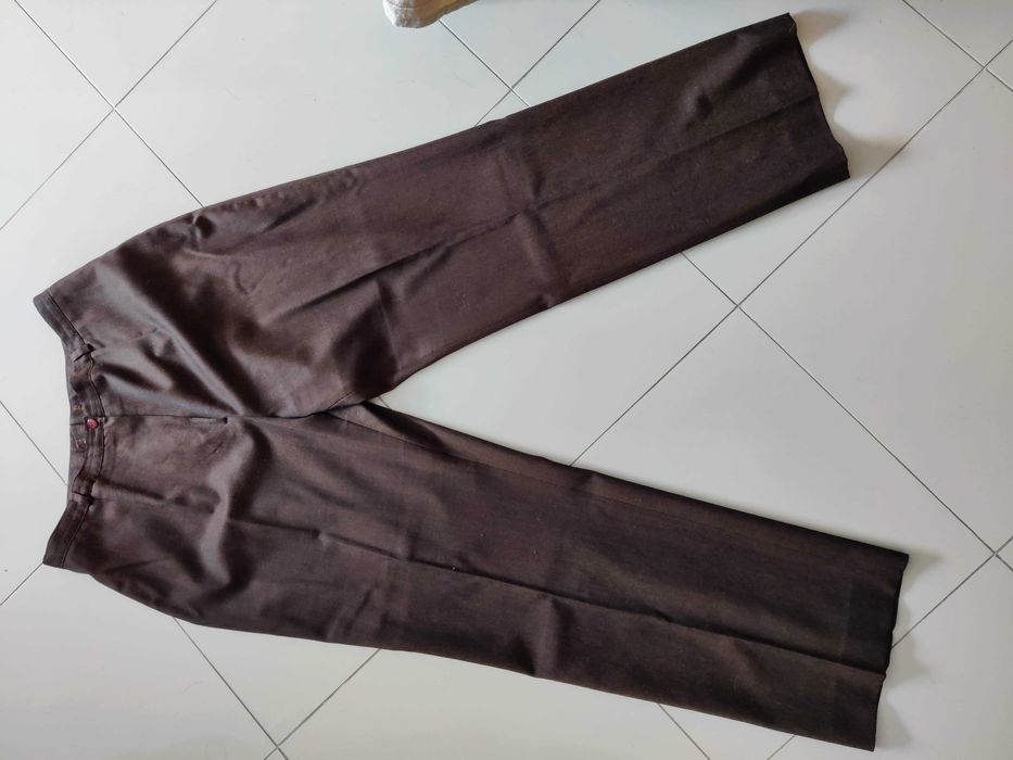 Fato Senhora: casaco 3/4 e calças, Castanho, Tiagus 48