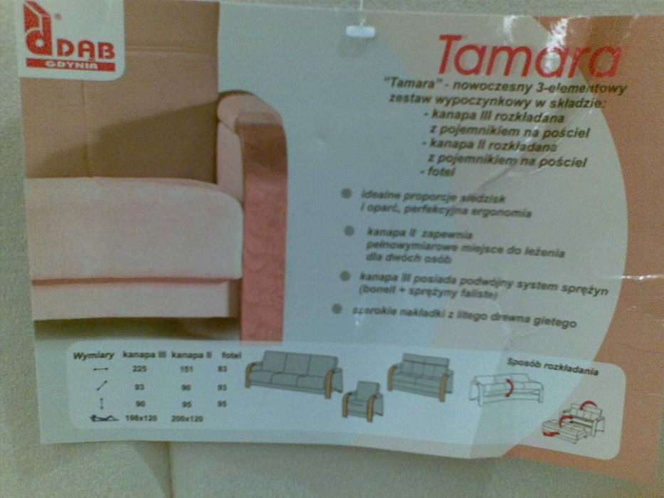 Kanapa / wersalka Tamara