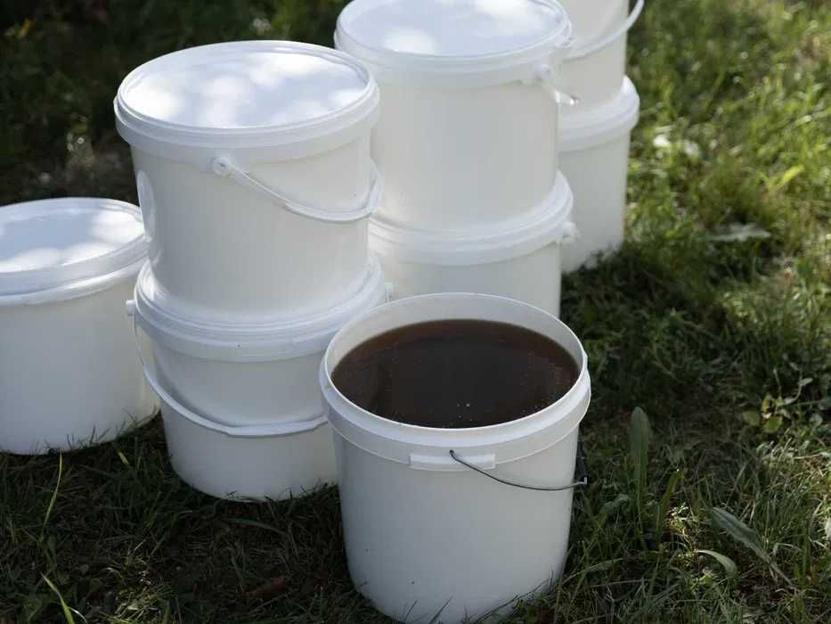 Naturalny MIÓD WIELOKWIATOWY Polski !!!Z Własnej PASIEKI - Wiadra miod