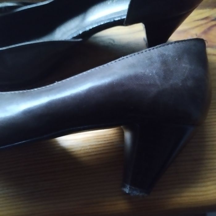 Oryginalne czółenka ze skóry