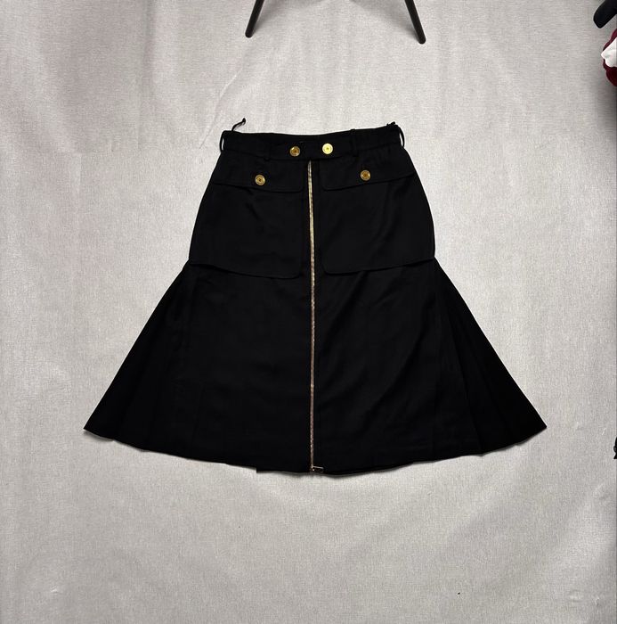 Alexander McQueen y2k Zip Skirt Vintage Avantgarde