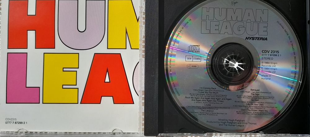 CD Human League - Hysteria 6€