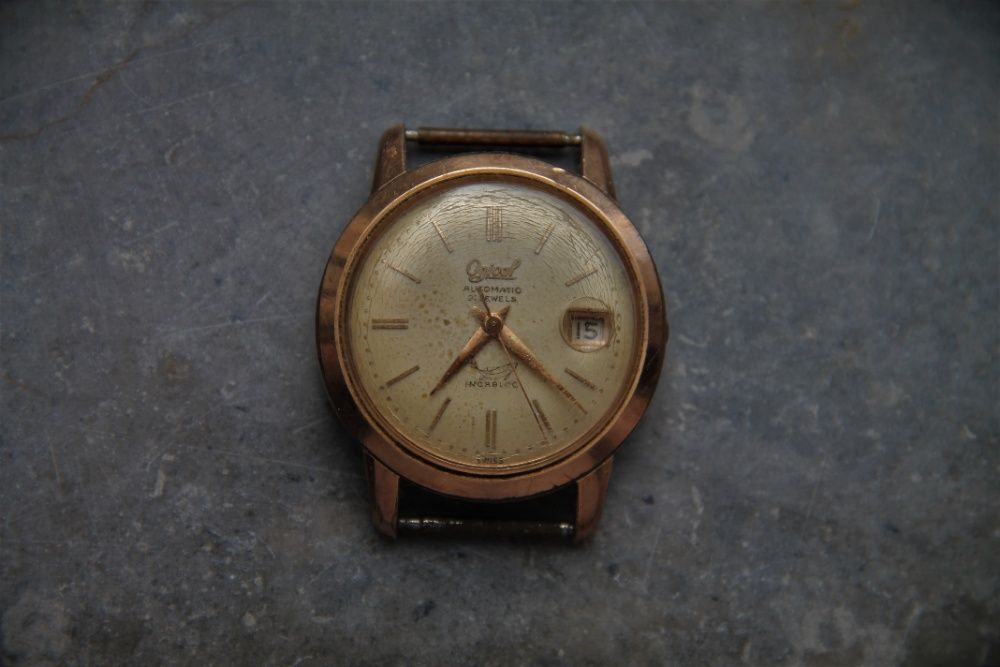 Ogival - 21 Jewels - GOLD Stamp - Men Vintage Watch - 1950