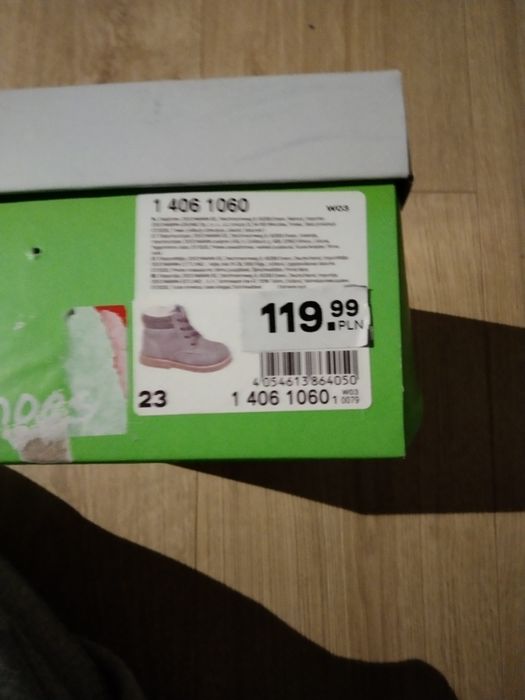 Buciki zimowe, r. 23. Nowe