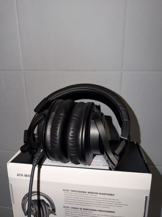 HEADPHONES AUDIO-TECHNICA ATH-M40x - NOVO
