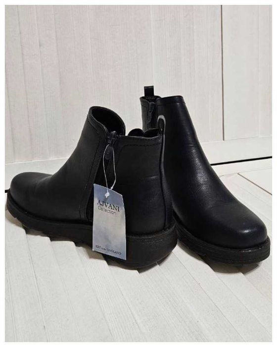 Женские ботинки-челси AJVANI England утеплённые флисом осень/зима