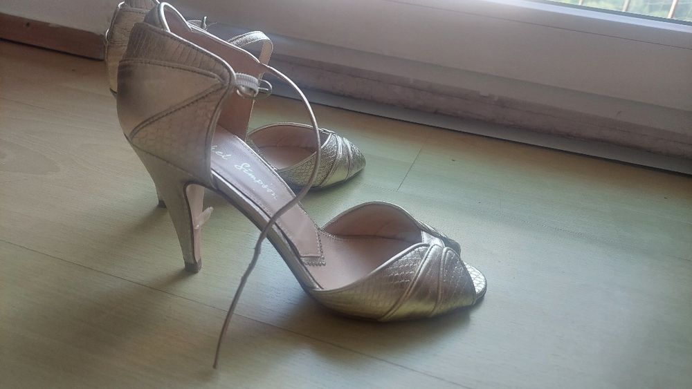 Buty złote ślubne Rachel Simpson