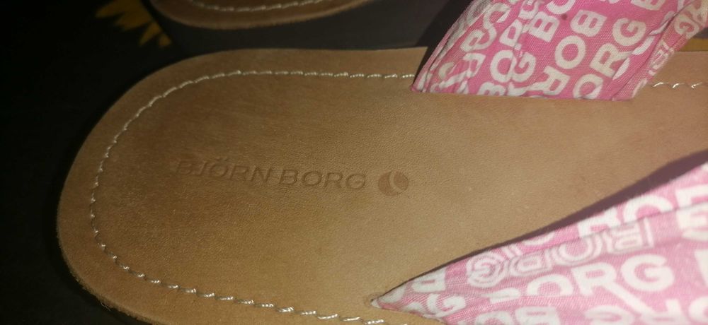 Björn Borg  skórzane klapki typu japonki, rozmiar 39, jak Hilfiger