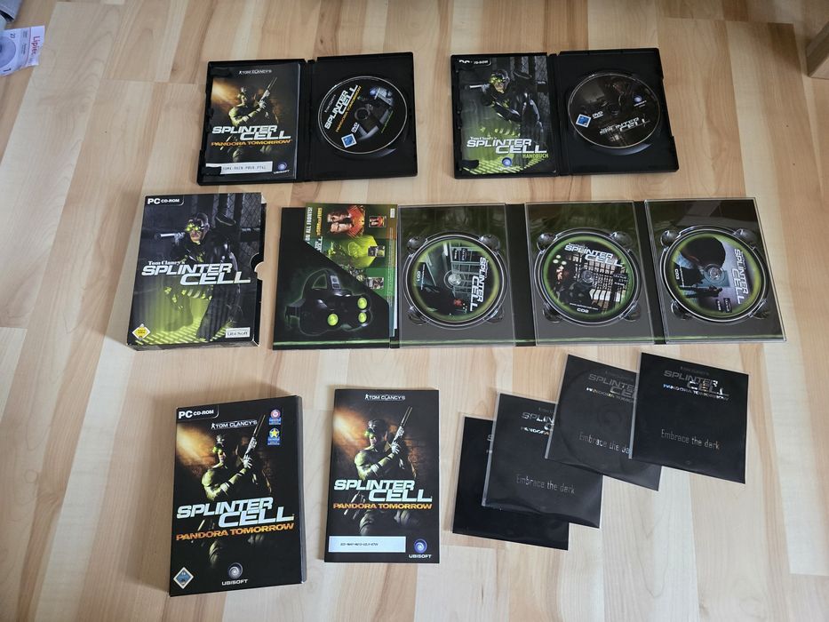 Gry Splinter Cell PC . Zestaw kolekcjonerski.