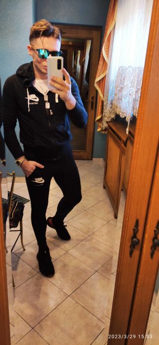 Nike - czarny komplet dresowy -rozm. M