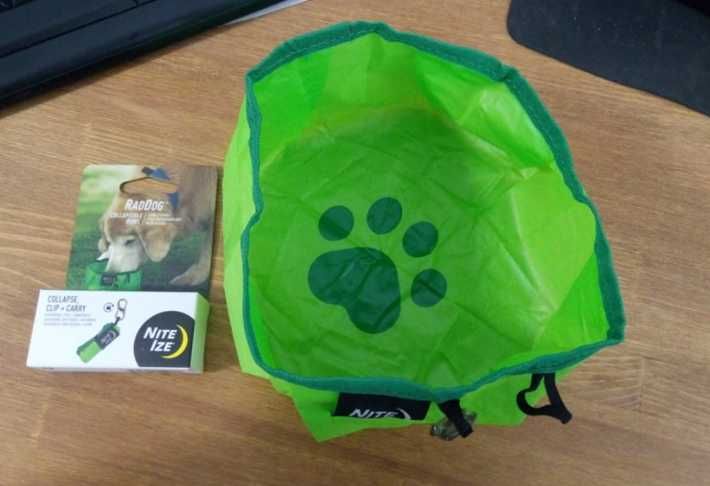Надлегка собача миска Nite IZE RadDog Collapsible Dog Bowl