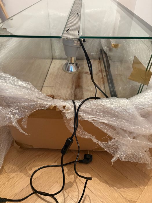 Terrarium 100/50/50, lampa UV +podczerwień+czujnik