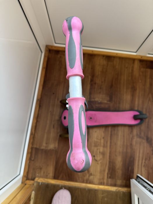 Самокат Globber Evo comfort lights рожевий 5 в 1
