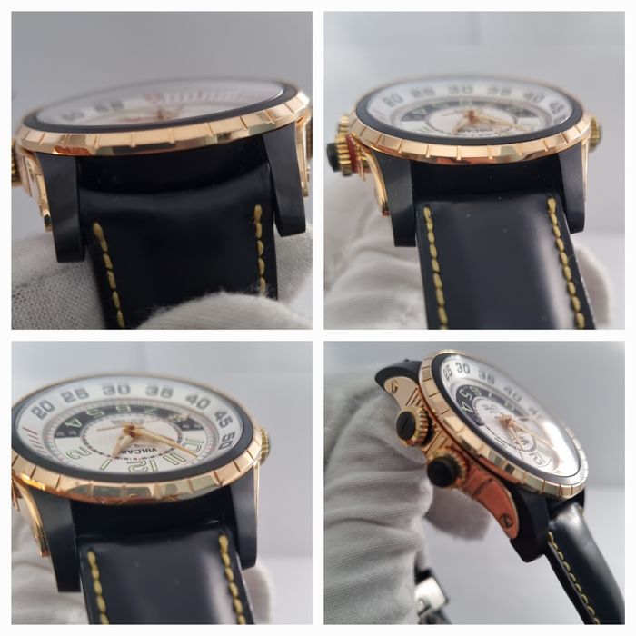Золотые часы Vulcain X-Treme GMT 105924.159